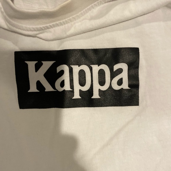 Men’s Kappa White T shirt with cool design on the sides. - Picture 3 of 12